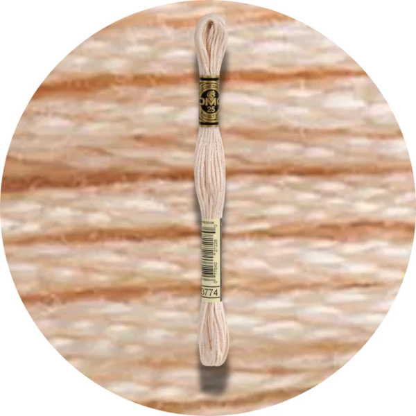 DMC Mouliné Spécial 25 Broderigarn, Ensfarvet, Røde/Gule/Orange nuancer